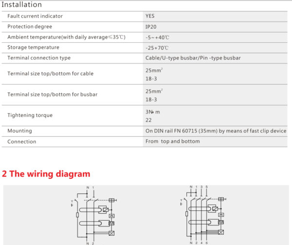 Residual Current Device  กันดูด RCD TYPE B ขนาด 63A (3P+N 30mA)-GEYA - Image 4